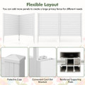 48"L x 48"H Outdoor Privacy Fence Panels with Metal Ground Stakes product image
