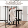 3-Piece Counter Height Table Set with with Non-Slip Footpads product image