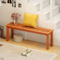47" Slatted Patio Wood Bench  product image