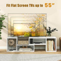 2-Piece Adjustable TV Stand with Storage Cubes  product image