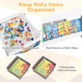 4-in-1 Kids Table and Chair Set with Reverisble Tabletop product image