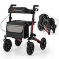 Folding Walker with 9" Pneumatic Tires and Adjustable Handle Height product image