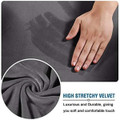Rich Floral Pattern Velvet Stretch Slipcovers product image