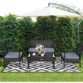 Rattan Cushioned Patio Furniture Set product image