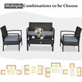 Rattan Cushioned Patio Furniture Set product image