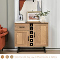 2-Door Wine Bar Cabinet with Drawer product image