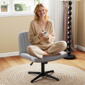 Cross Leg Desk Chair with Soft Cushion and Adjustable Height product image