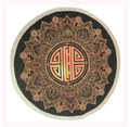 Round 61" Diameter Fringed Beach Towels product image