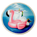Round 61" Diameter Fringed Beach Towels product image