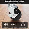 3-Tier Utility Cart Storage Rolling Cart with Casters product image