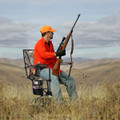 360° Swivel Hunting Chair with Mesh Cup Holder and Storage Pockets product image