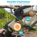 4-in-1 Extendable Pole Saw and Pruner Set product image