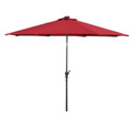 10-Foot Solar LED Tilt Patio Umbrella with Crank product image