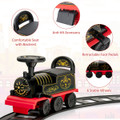 6V Electric Kids' Ride-On Motorized Train Toy with Tracks product image