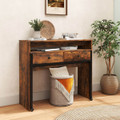 39.5" Expandable Rolling Computer Desk with Monitor Shelf product image