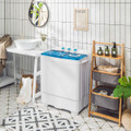 26lbs Portable Semi-Automatic Twin Tub Washing Machine product image