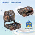 Folding Boat Seat with Thick Sponge Padding (2-Pack) product image