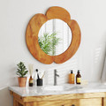 29" Teakwood Hanging Vanity Mirror product image