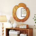 29" Teakwood Hanging Vanity Mirror product image