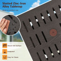 Outdoor Side Table with Umbrella Hole product image