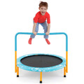 36'' Kids Trampoline Rebounder with Handrail product image