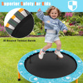 36'' Kids Trampoline Rebounder with Handrail product image