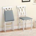 Folding Kitchen Chairs with Rubber Wood Frame (Set of 2 or 4) product image