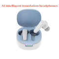 144 Language AI Translator Headphones Bluetooth 5.4 Simultaneous Interpretation Earphone Ai Voice Real Time Translator Earbuds Color Blue product image