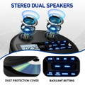 Rechargeable Portable CD Player with Dual Speakers and Anti Skip,CD,Dual Bluetooth,FM Transmission,USB,AUX,LCD Display,Backlit Button,Repeat-Black product image