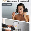 Ear Wax Removal Kit with Dual Water Tank Electric Ear Cleaner Tool with Ear Dryer Irrigation Flushing System 5 Modes,Black product image