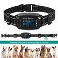 GPS Wireless Dog Fence,Boundary Containment System Safe Effective Beep Shock Dog Fence, Waterproof Training Collar Adjustable Control Range,White product image