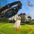 GPS Wireless Dog Fence,Boundary Containment System Safe Effective Beep Shock Dog Fence, Waterproof Training Collar Adjustable Control Range,White product image