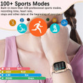 Smart Watch for Women,Android Smartwatch for Phones (Make Calls),1.75 Inch HD Fitness Tracker Watch with Sleep Monitor,110+ Sport Modes Fitness Watches product image