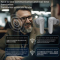 144 Language AI Translator Headphones Bluetooth 5.4 Simultaneous Interpretation Earphone Ai Voice Real Time Translator Earbuds Color Black product image