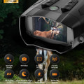 4K Infrared Digital Binoculars 800M Range Telescope Camera 10 X Digital Zoom Infrared Night Vision Goggles 3inch Screen for Saving Camping Photo product image