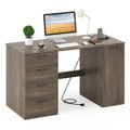 53" Computer Desk with Built-In Power Outlets  product image