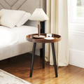 Round Side Table  with Solid Legs and Thickened Tray product image