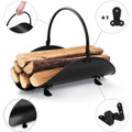 Indoor Black Fireplace Log Holder product image