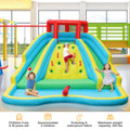 Inflatable Mighty Water Slide with Climbing Wall  product image