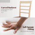 Wooden Dining Chair with Padded Seat (Set of 2 or 4) product image