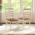 Wooden Dining Chair with Padded Seat (Set of 2 or 4) product image