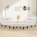 Barrel Chair with Ottoman Footrest  product image