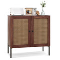 Rattan Buffet Sideboard Cabinet with Adjustable Shelf product image