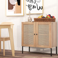 Rattan Buffet Sideboard Cabinet with Adjustable Shelf product image