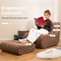 Foam Floor Chair with Ottoman product image