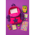 Bright Pink & Purple Star Backpack product image