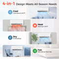 9000 BTU Mini Split Air Conditioner and Heater product image