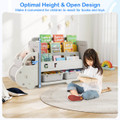 3-Tier Kids' Toy Storage and Bookshelf product image