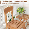 Patio Wooden Armless Dining Chair product image