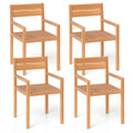 Outdoor Teak Wood Dining Chairs product image